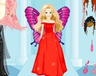 Barbie szárnyas öltöztető online lányos játék